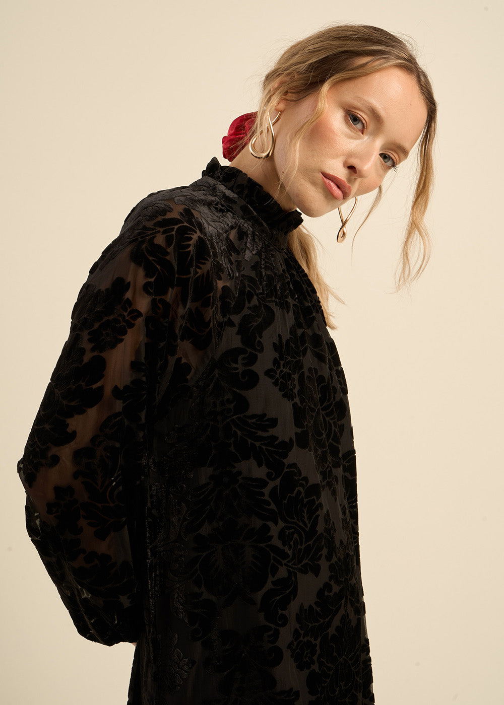 Short velvet dress - Sud Express - 6 - Sud Express