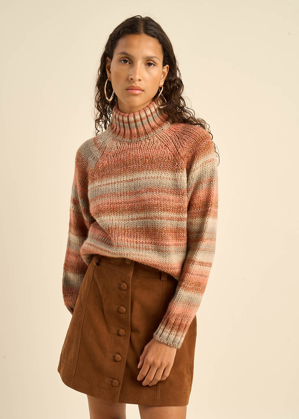 JASPERA Leather mini skirt - 4 - Sud Express - Sud Express