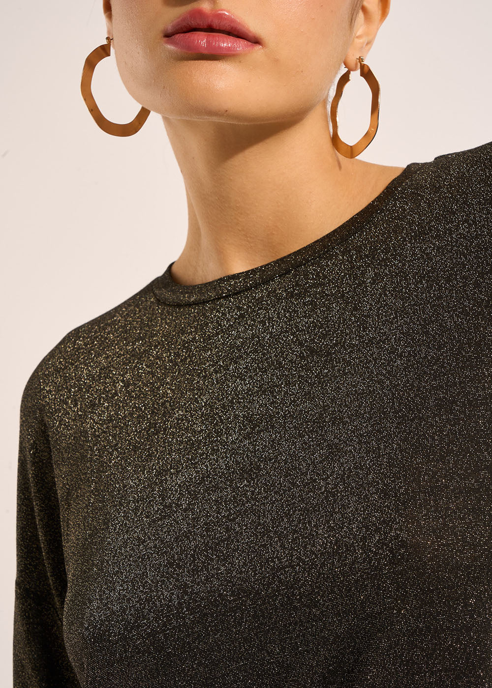 TIMONIA Long-sleeve t-shirt with shiny details - 2 - Sud Express - Sud Express