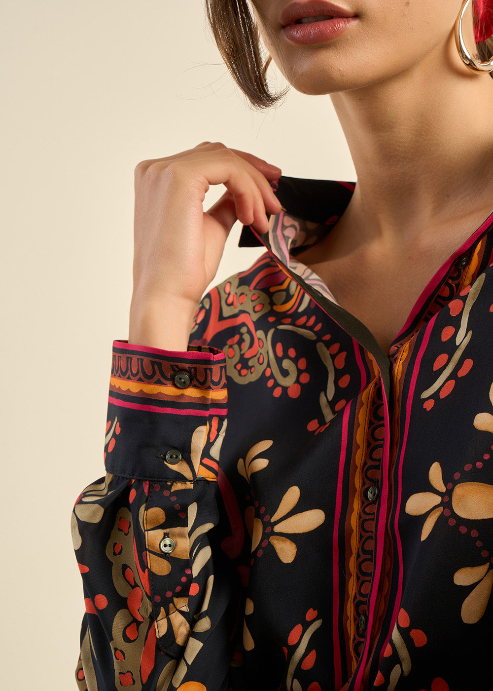 CANALIA Long-sleeve printed shirt - 2 - Sud Express - Sud Express
