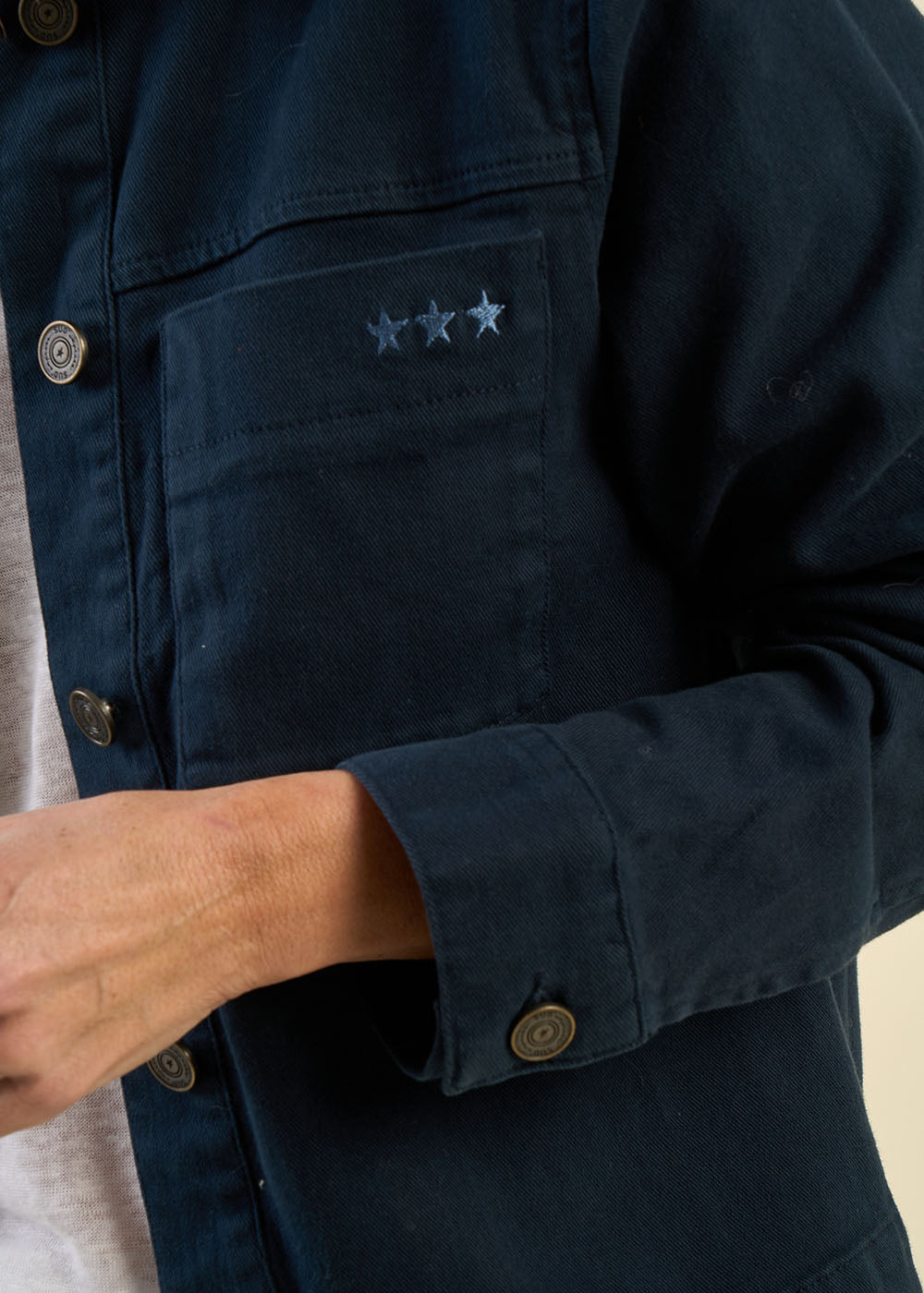 VIOLINE Shirt collar jacket - 2 - Sud Express - Sud Express