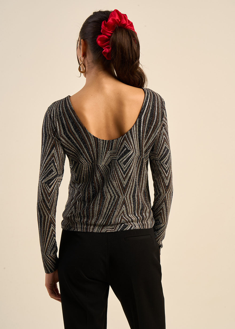 TASBY Elegant round-neck top - 3 - Sud Express - Sud Express