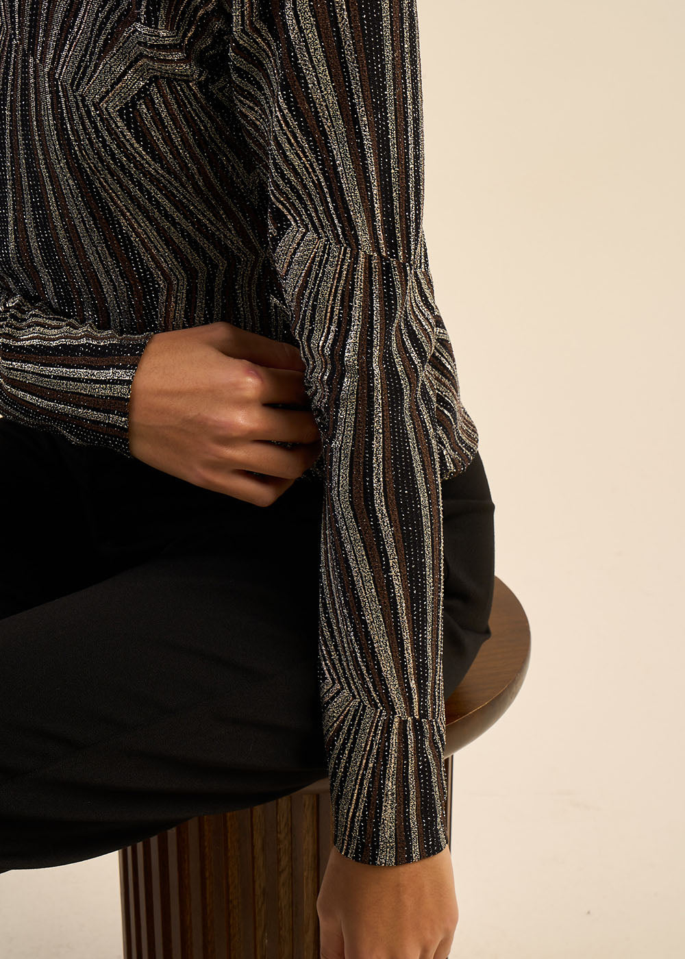 TASBY Elegant round-neck top - 4 - Sud Express - Sud Express