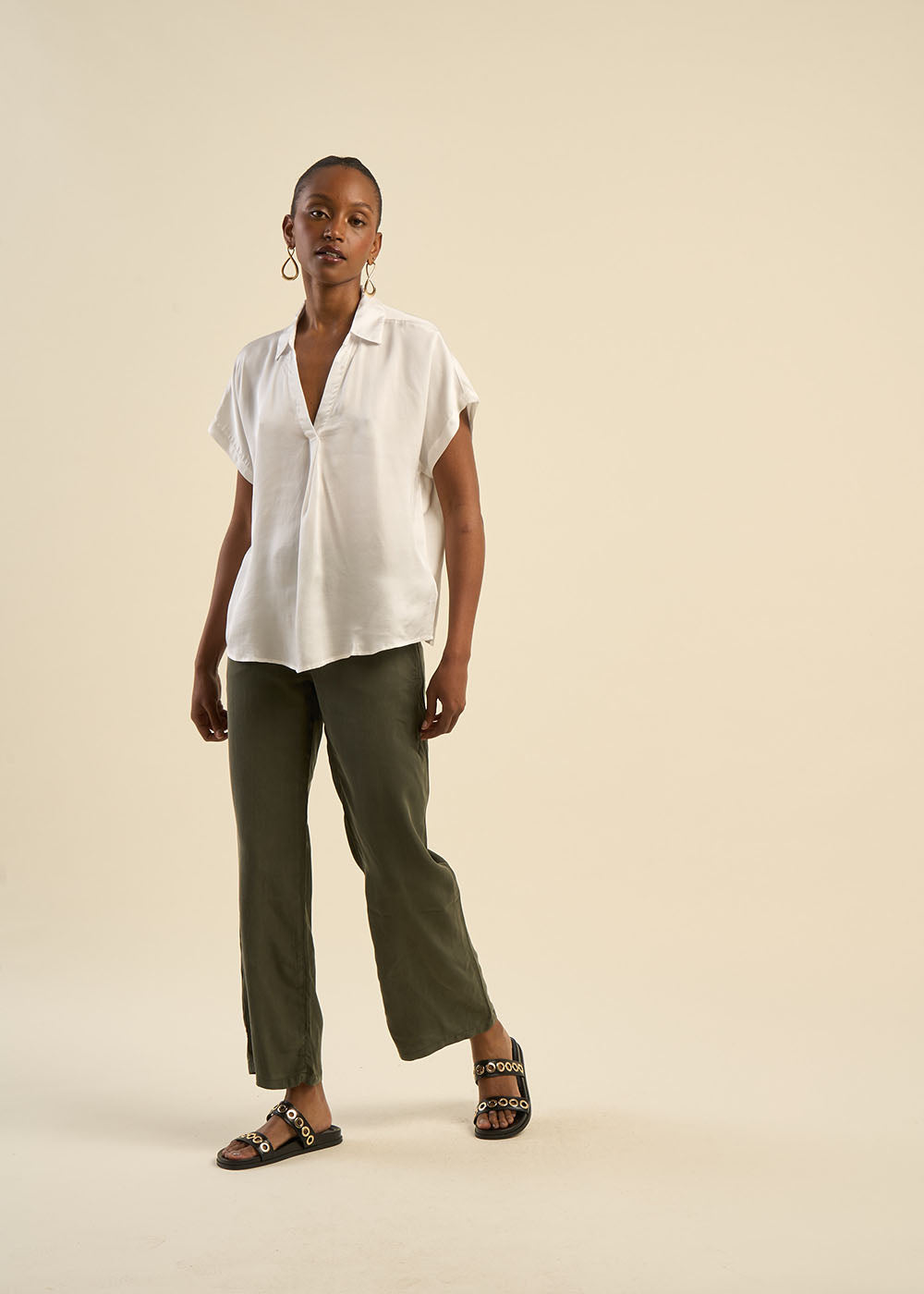 Lyocell Trousers - Sud Express - 5 - Sud Express