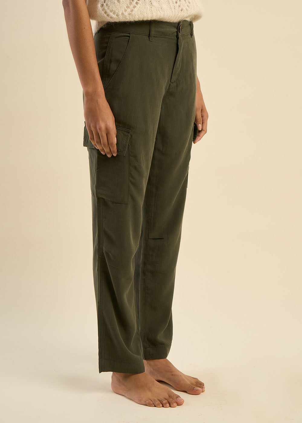 Straight-leg cargo pants - Sud Express - 5 - Sud Express
