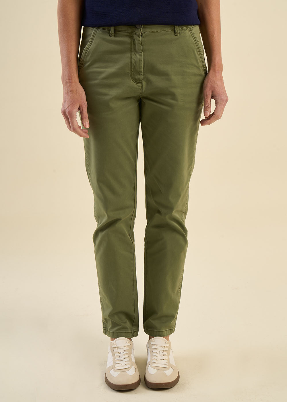 Low-rise chino trousers - Sud Express - 5 - Sud Express