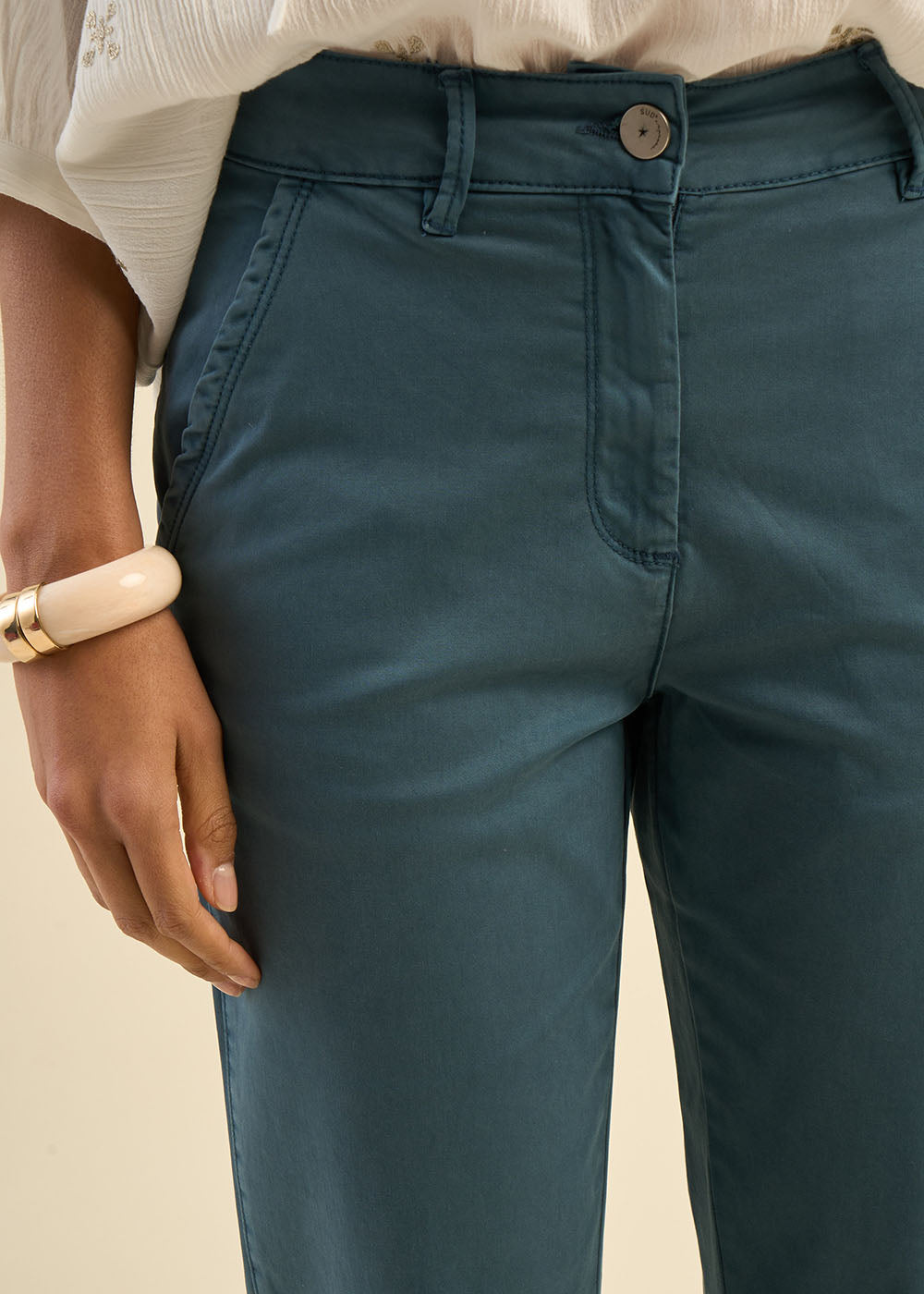 PAKUMI Low-rise chino trousers - 2 - Sud Express - Sud Express