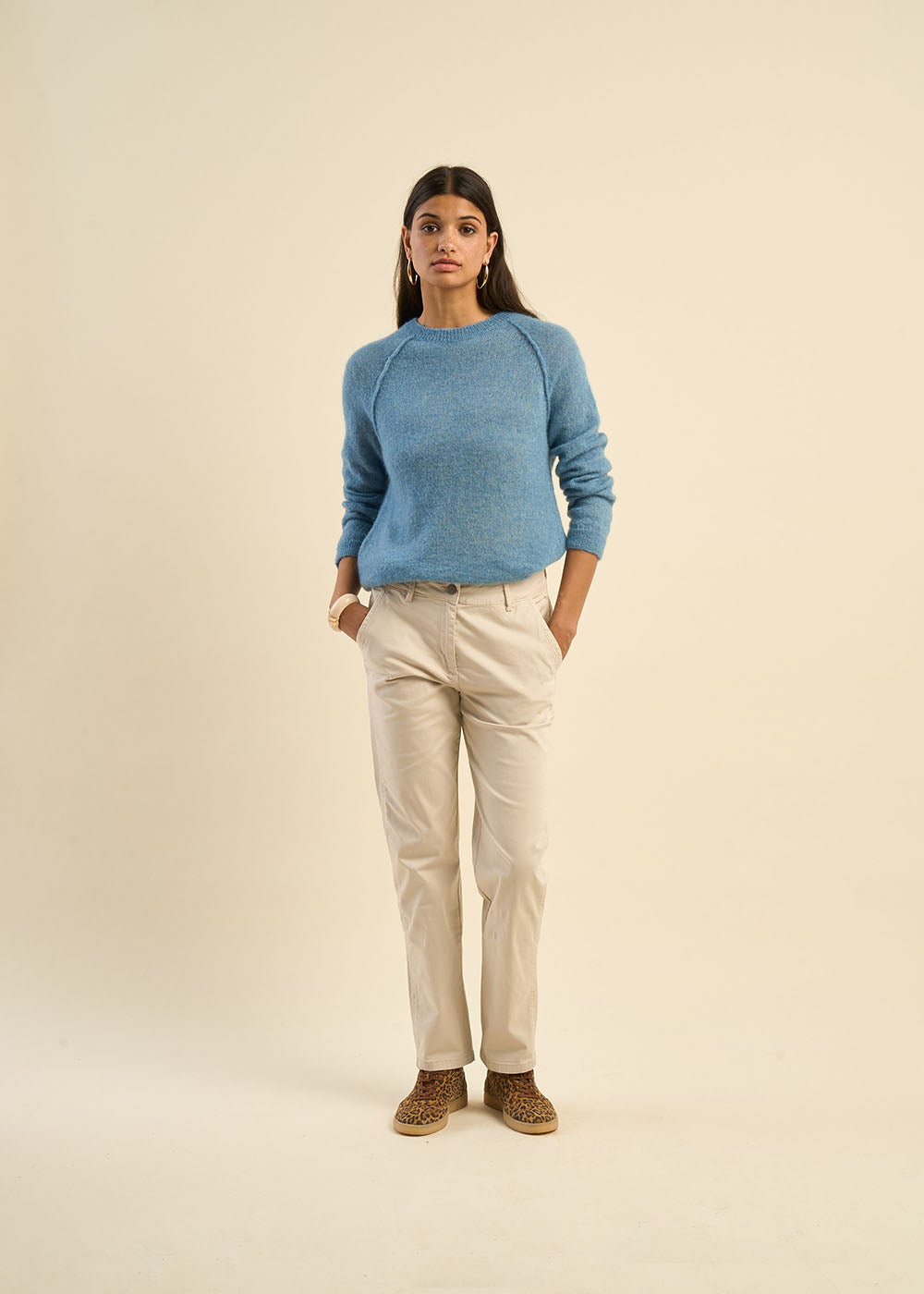 PAKUMI Low-rise chino trousers - 1 - Sud Express - Sud Express