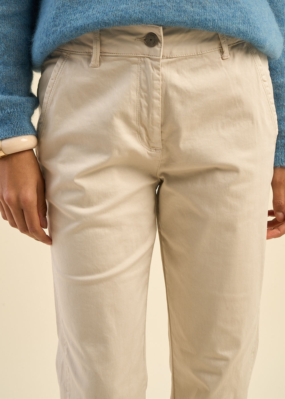 PAKUMI Low-rise chino trousers - 4 - Sud Express - Sud Express