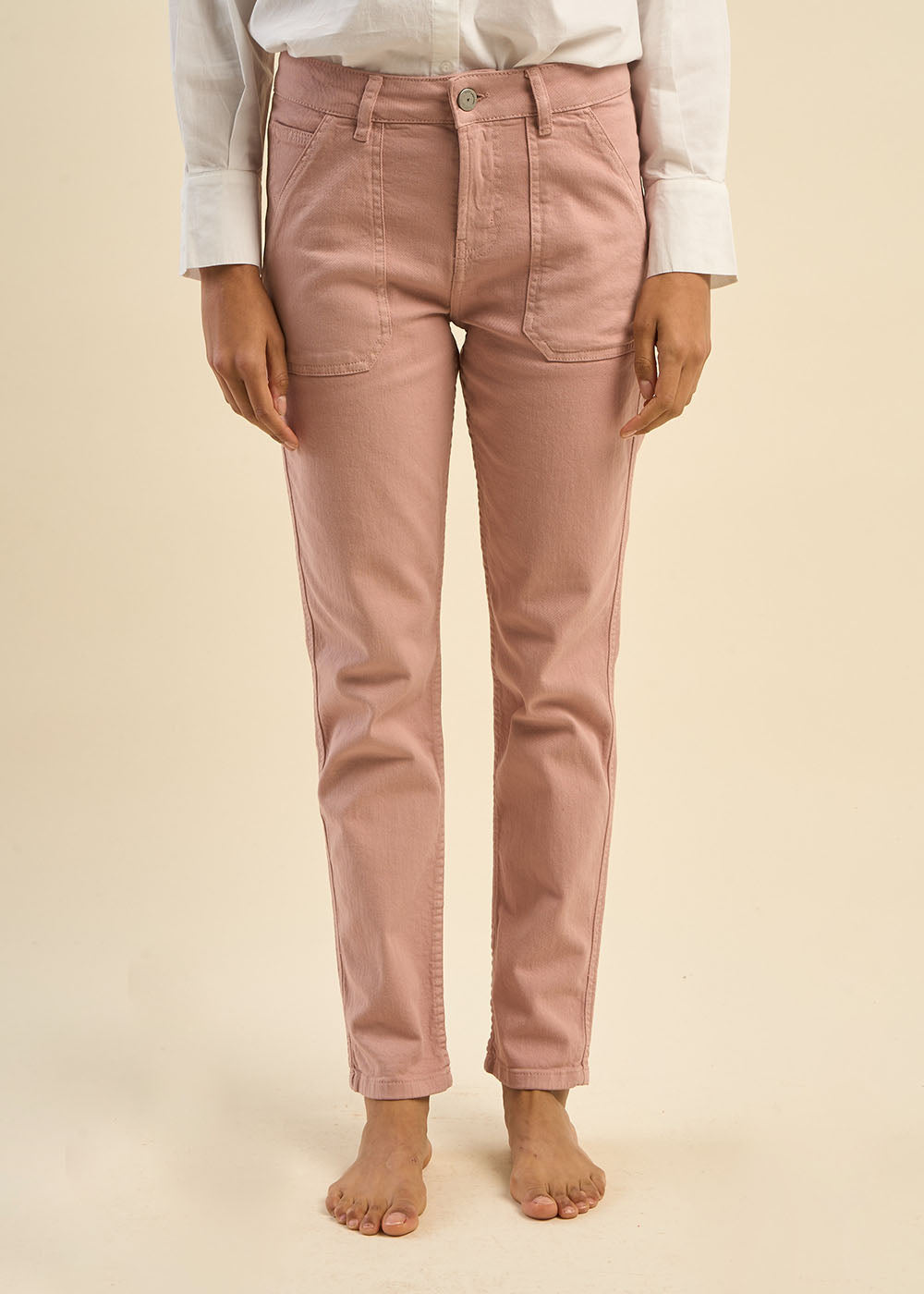 PERAC Cotton canvas trousers - 2 - Sud Express - Sud Express