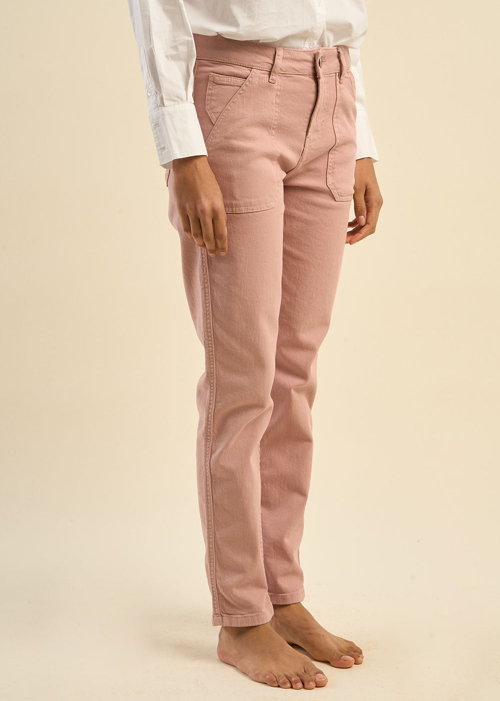 Cotton canvas trousers - Sud Express - 6 - Sud Express