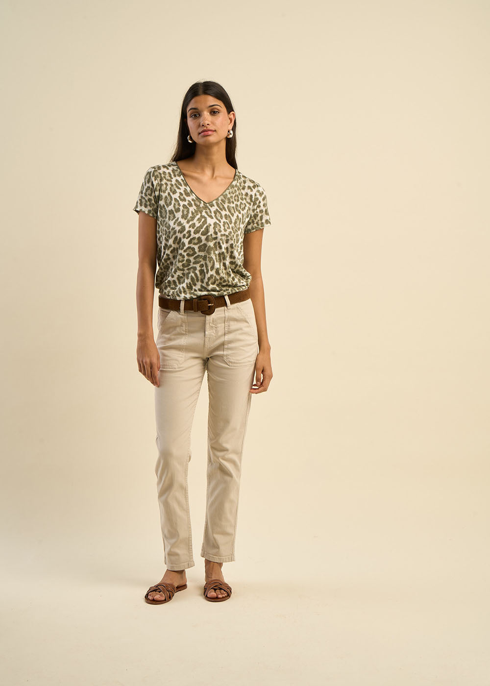 PERAC Cotton canvas trousers - 1 - Sud Express - Sud Express