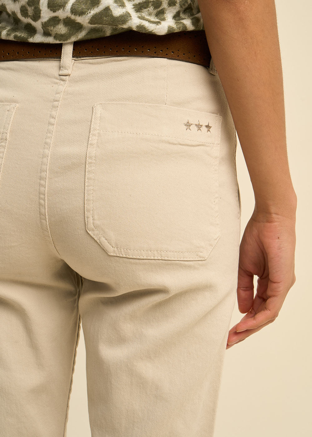 PERAC Cotton canvas trousers - 4 - Sud Express - Sud Express