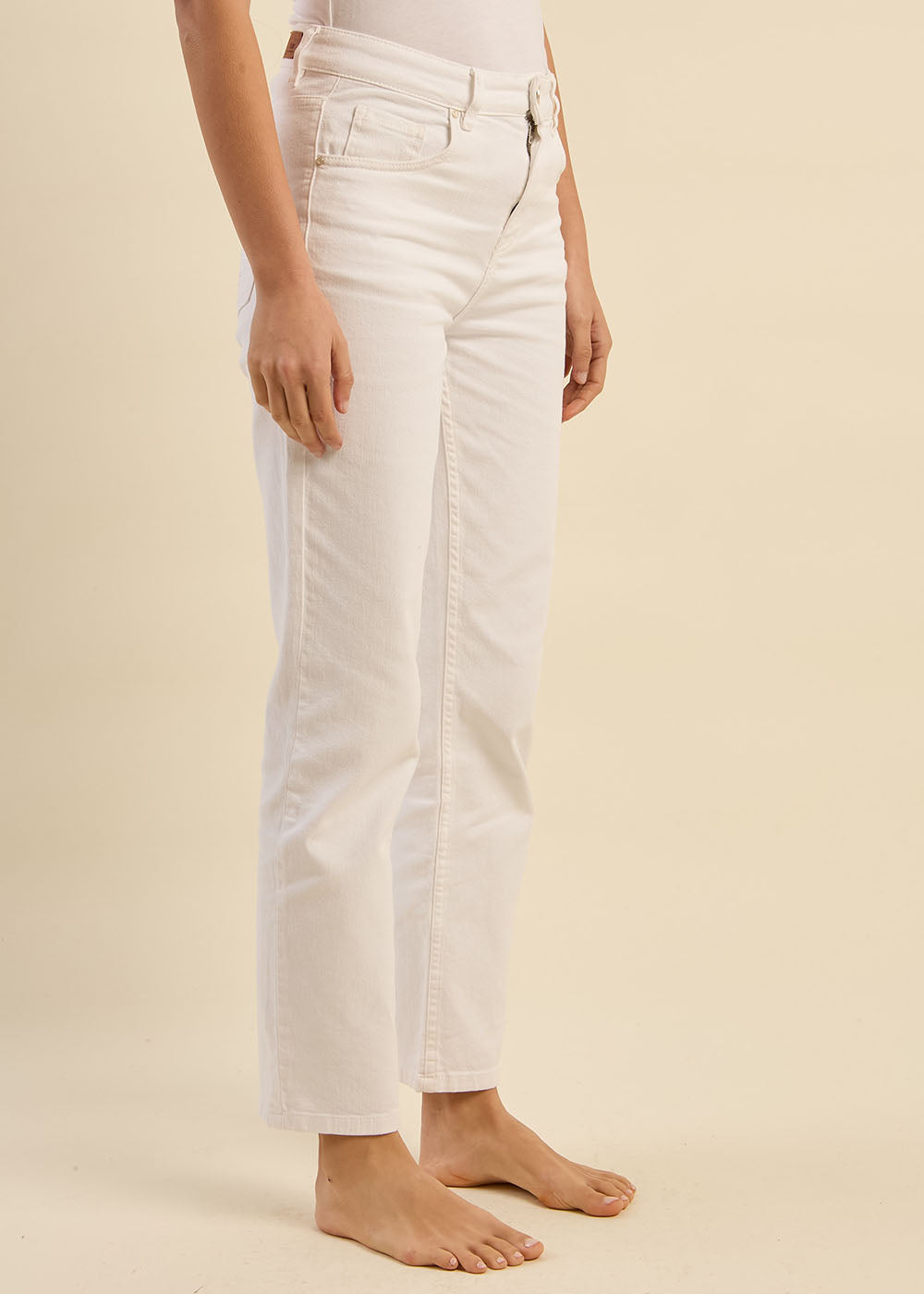 DEBBY Five-pocket high-waisted jeans - 4 - Sud Express - Sud Express