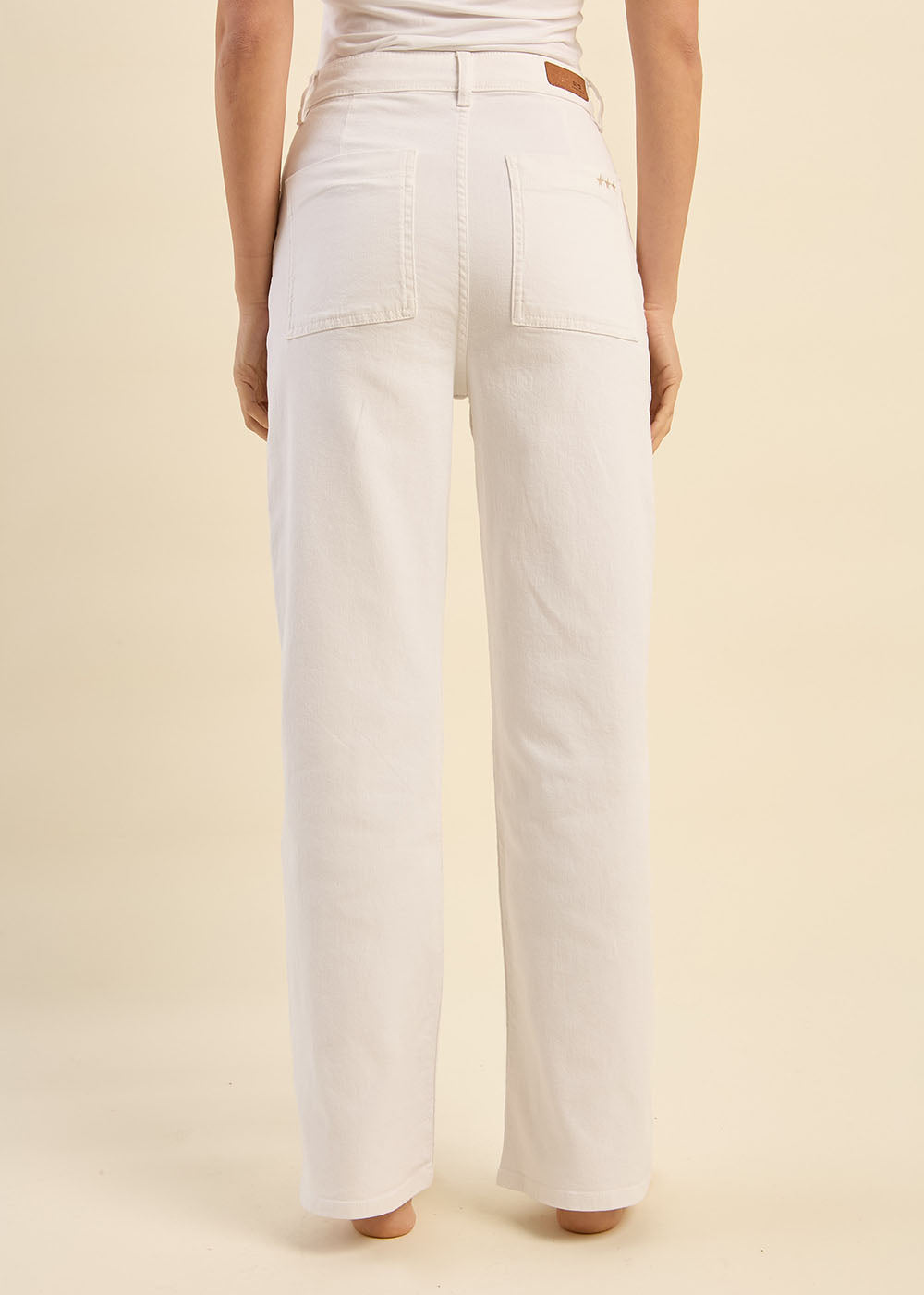 High-waisted wide-leg jeans - Sud Express - 2 - Sud Express