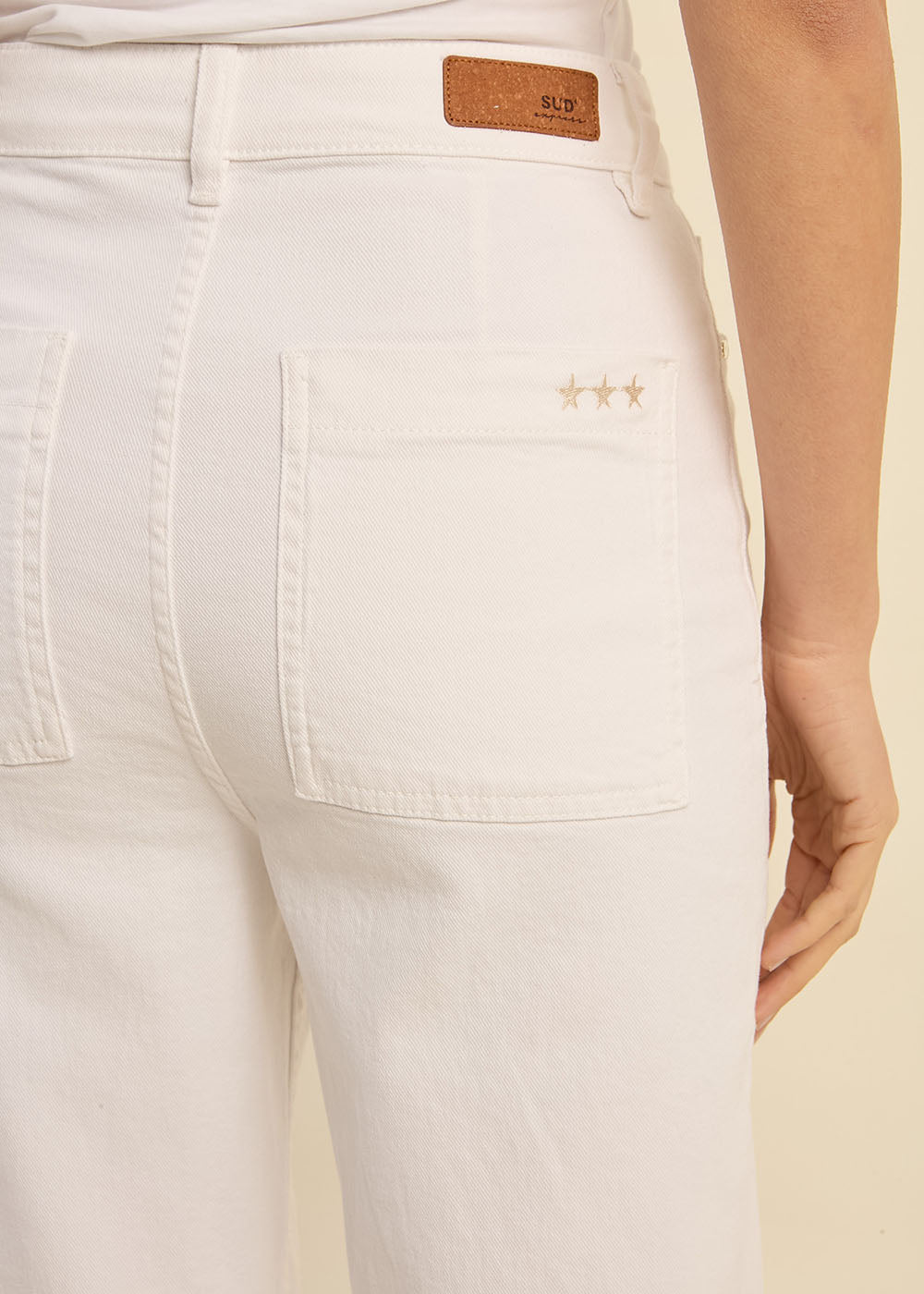 High-waisted wide-leg jeans - Sud Express - 6 - Sud Express