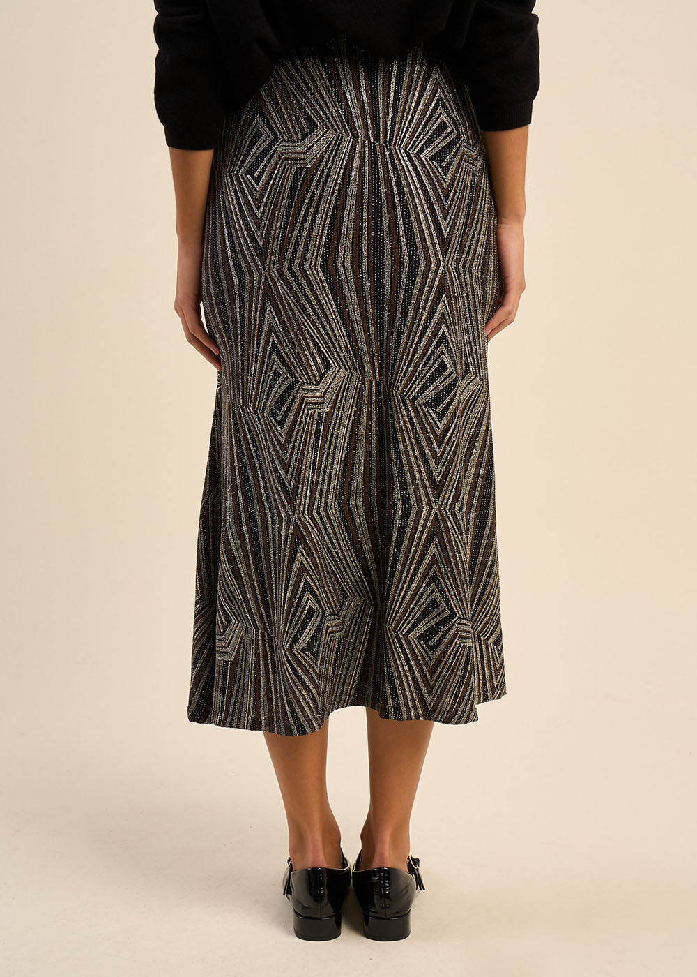 JABYLA Printed long skirt - 3 - Sud Express - Sud Express