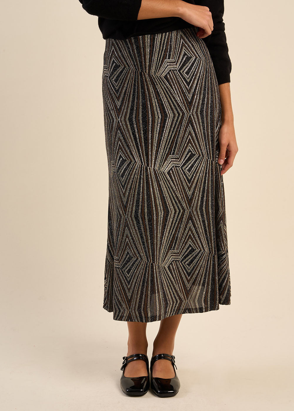 JABYLA Printed long skirt - 4 - Sud Express - Sud Express