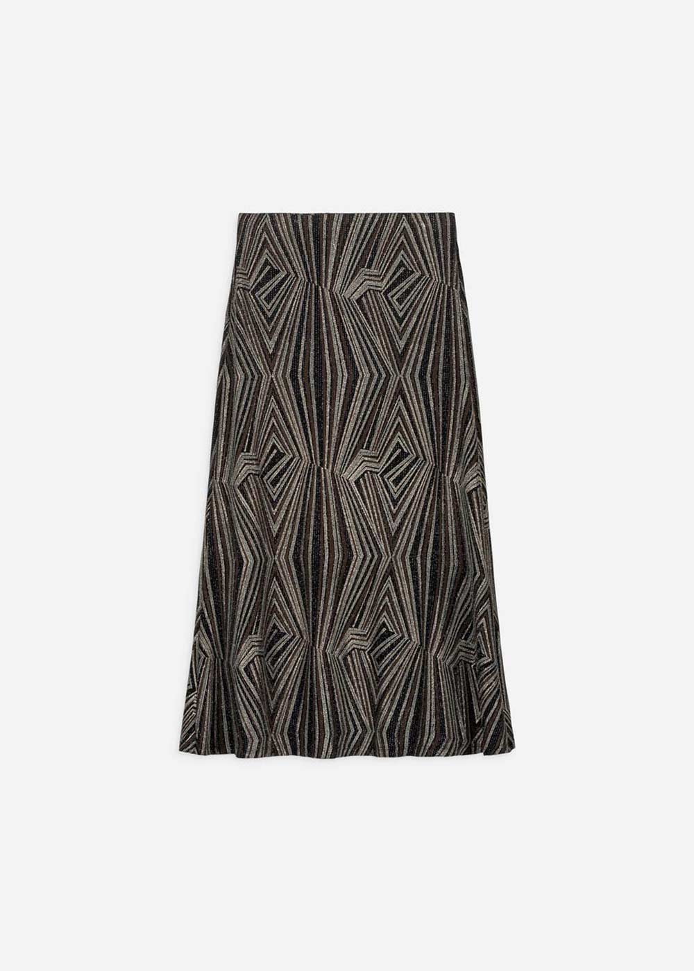 Printed long skirt - Sud Express - 5 - Sud Express