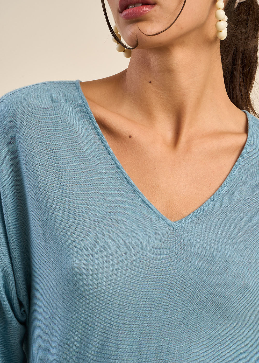 MARILOUIS Oversized jumper with bat sleeves  - 4 - Sud Express - Sud Express