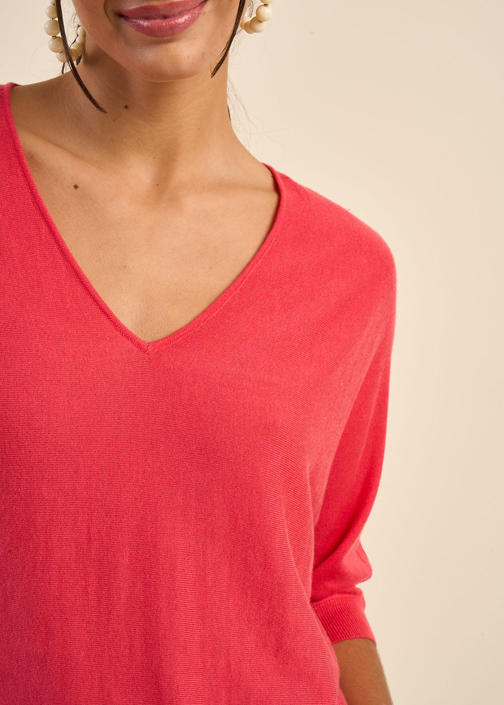 Oversized jumper with bat sleeves  - Sud Express - 2 - Sud Express