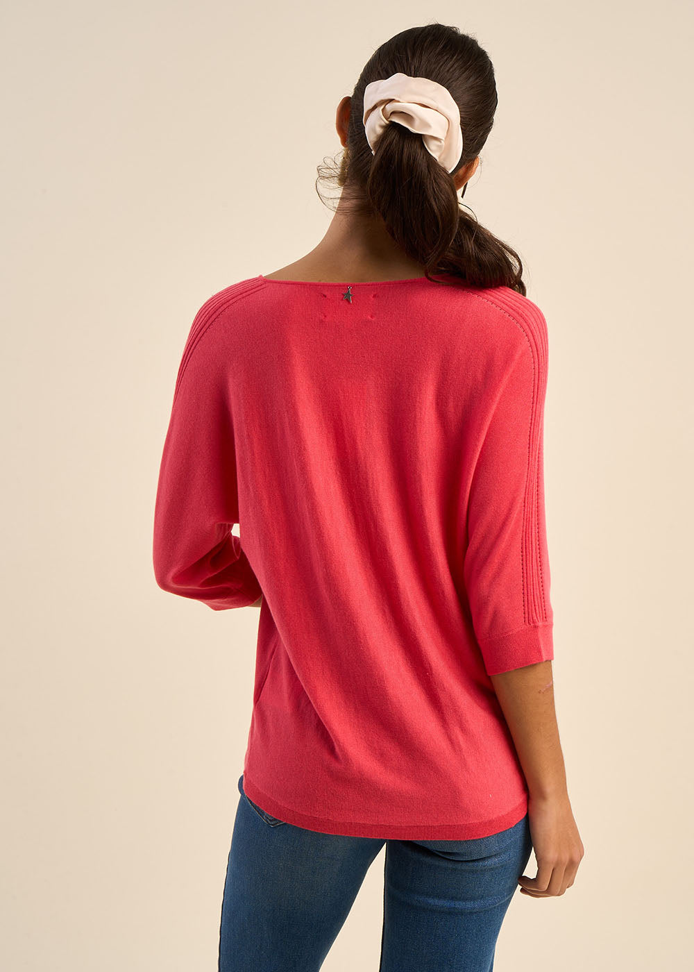 Oversized jumper with bat sleeves  - Sud Express - 3 - Sud Express