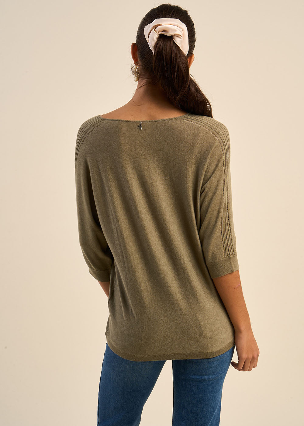 MARILOUIS Oversized jumper with bat sleeves  - 3 - Sud Express - Sud Express