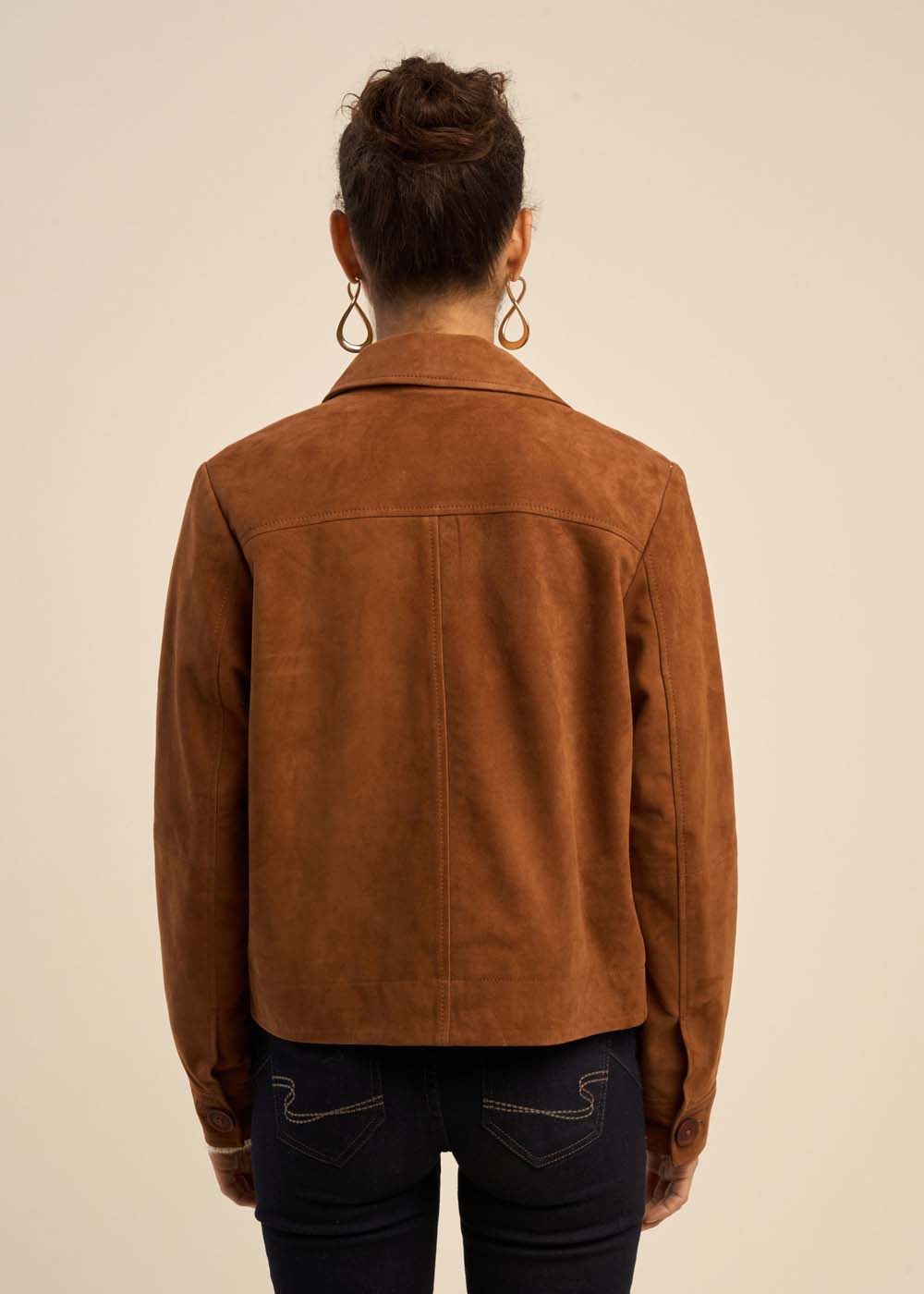 VUA Suede overshirt jacket - 3 - Sud Express - Sud Express