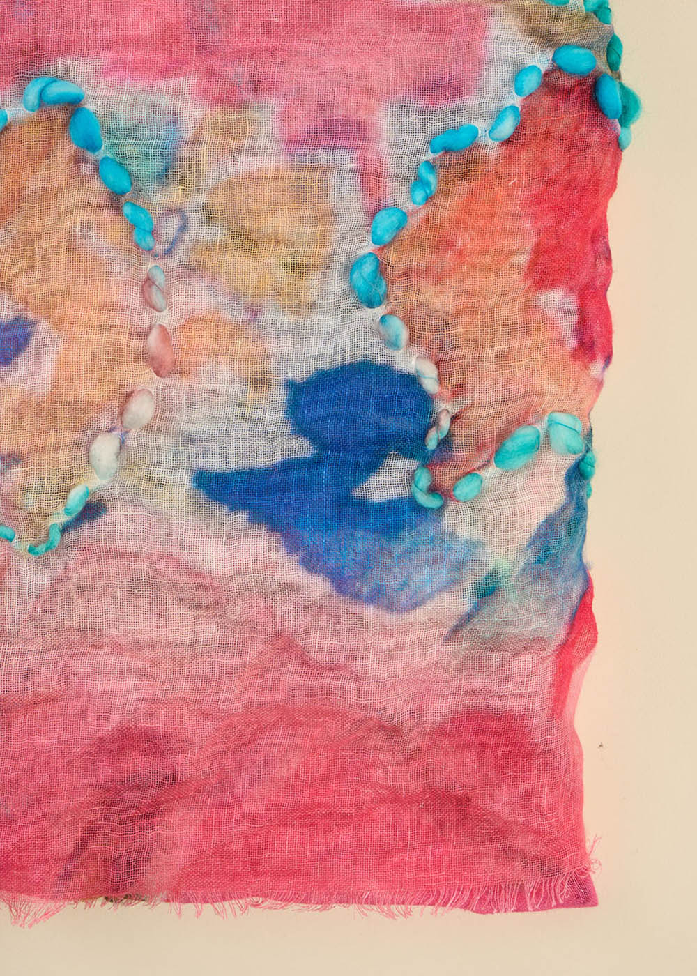 EVIN Multicoloured printed scarf - 4 - Sud Express - Sud Express