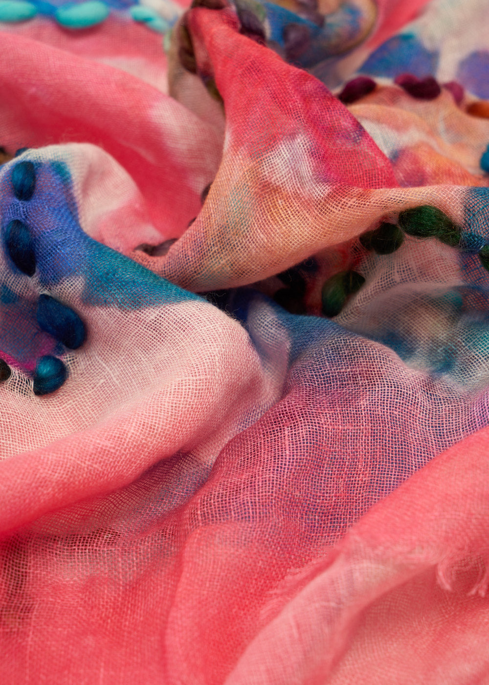 EVIN Multicoloured printed scarf - 3 - Sud Express - Sud Express