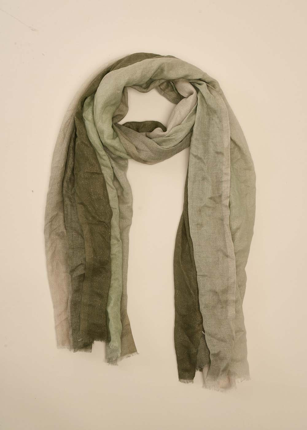 ELVISA Gradient scarf with glitter - 1 - Sud Express - Sud Express