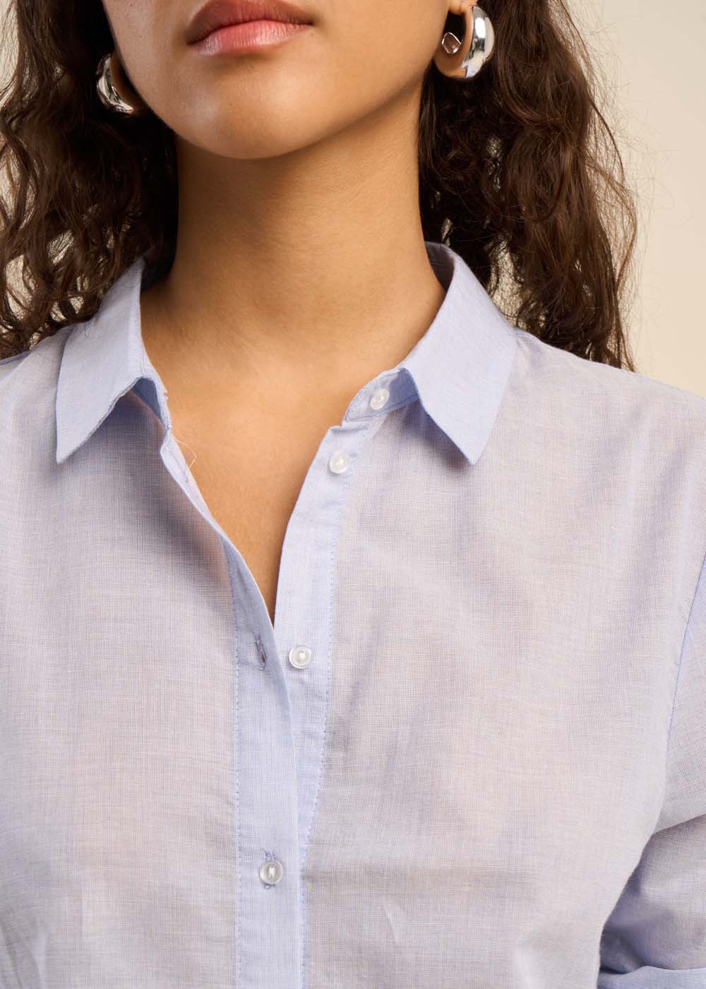 CORMALYNA Fluid shirt with classic collar - 2 - Sud Express - Sud Express