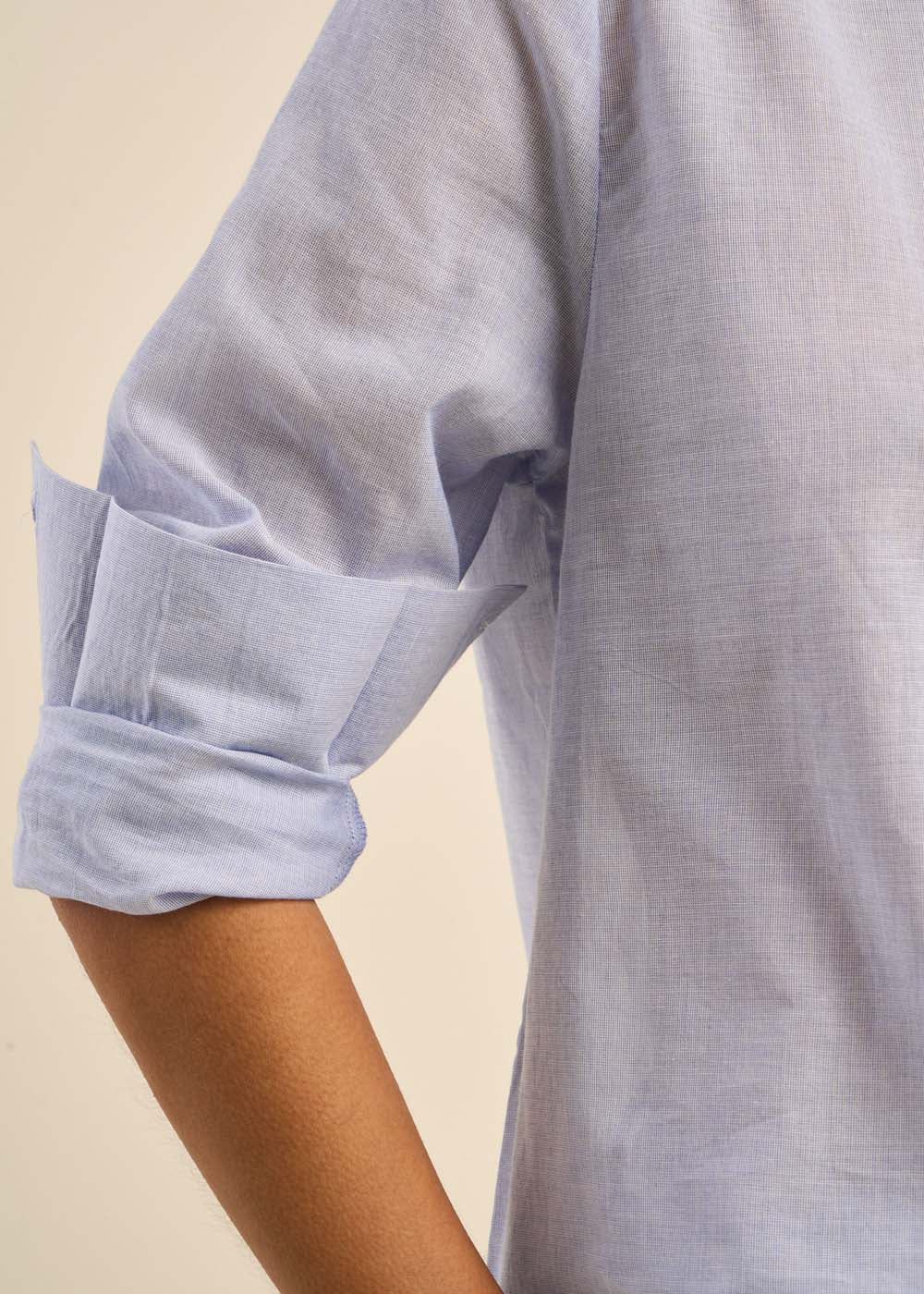 CORMALYNA Fluid shirt with classic collar - 4 - Sud Express - Sud Express