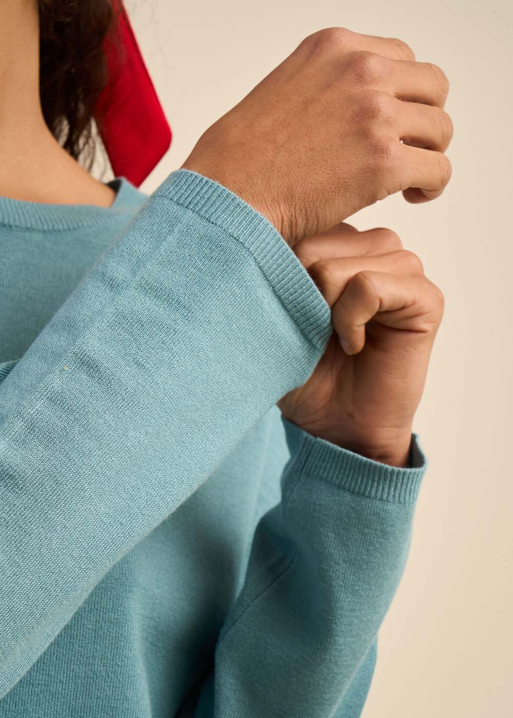 MONANOU Solid Boat-Neck Sweater - 4 - Sud Express - Sud Express