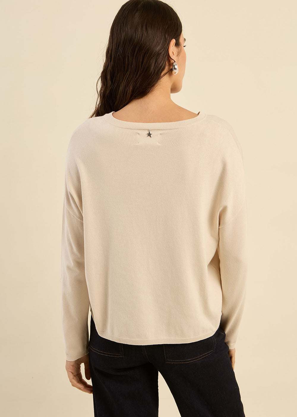 MONANOU Solid Boat-Neck Sweater - 3 - Sud Express - Sud Express