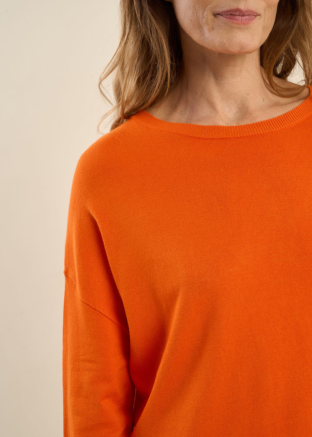 MONANOU Solid Boat-Neck Sweater - 2 - Sud Express - Sud Express