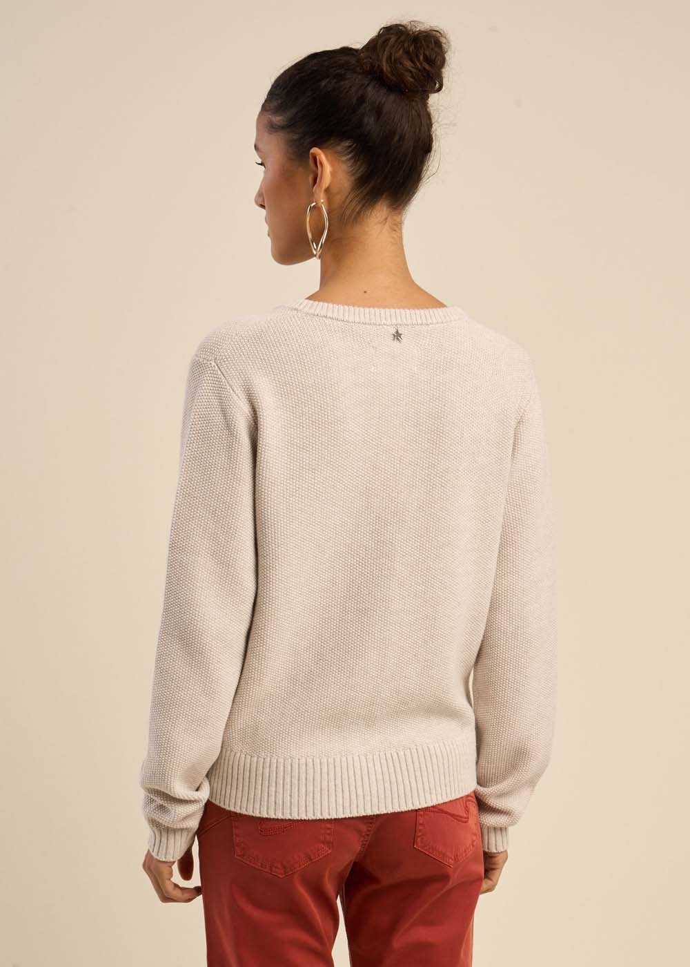 GLORIA Gilet col rond à boutons bjoux  - 3 - Sud Express - Sud Express