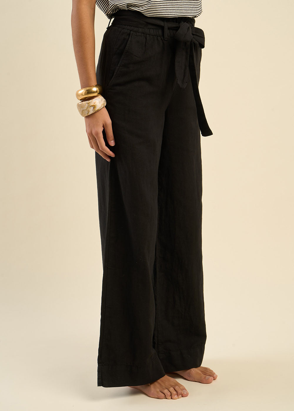 Long trousers wide-leg fit - Sud Express - 7 - Sud Express