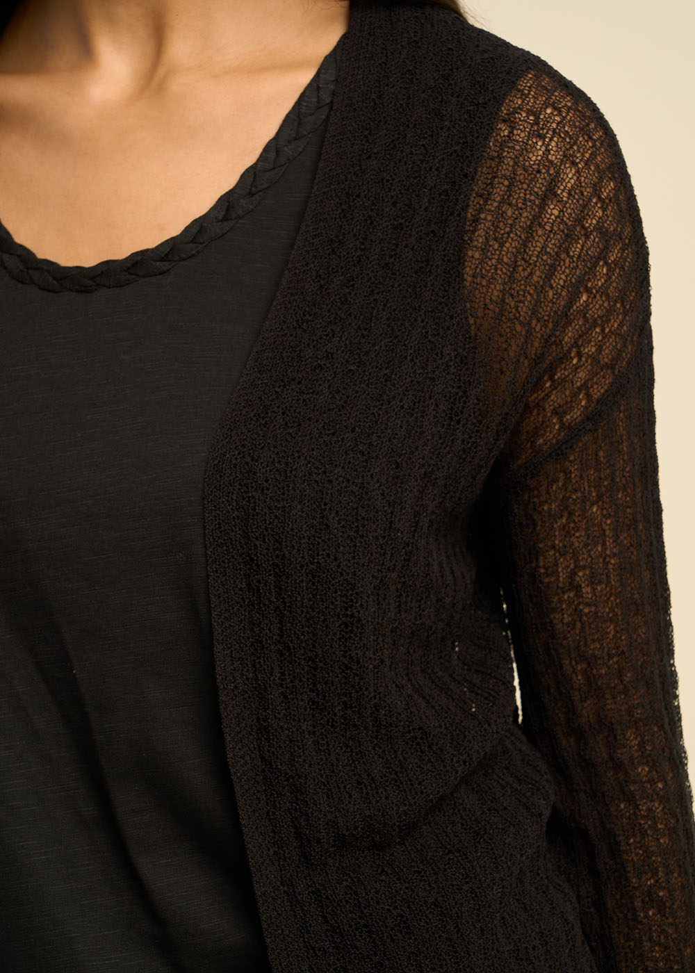 GALIZA Front-open cardigan - 4 - Sud Express - Sud Express