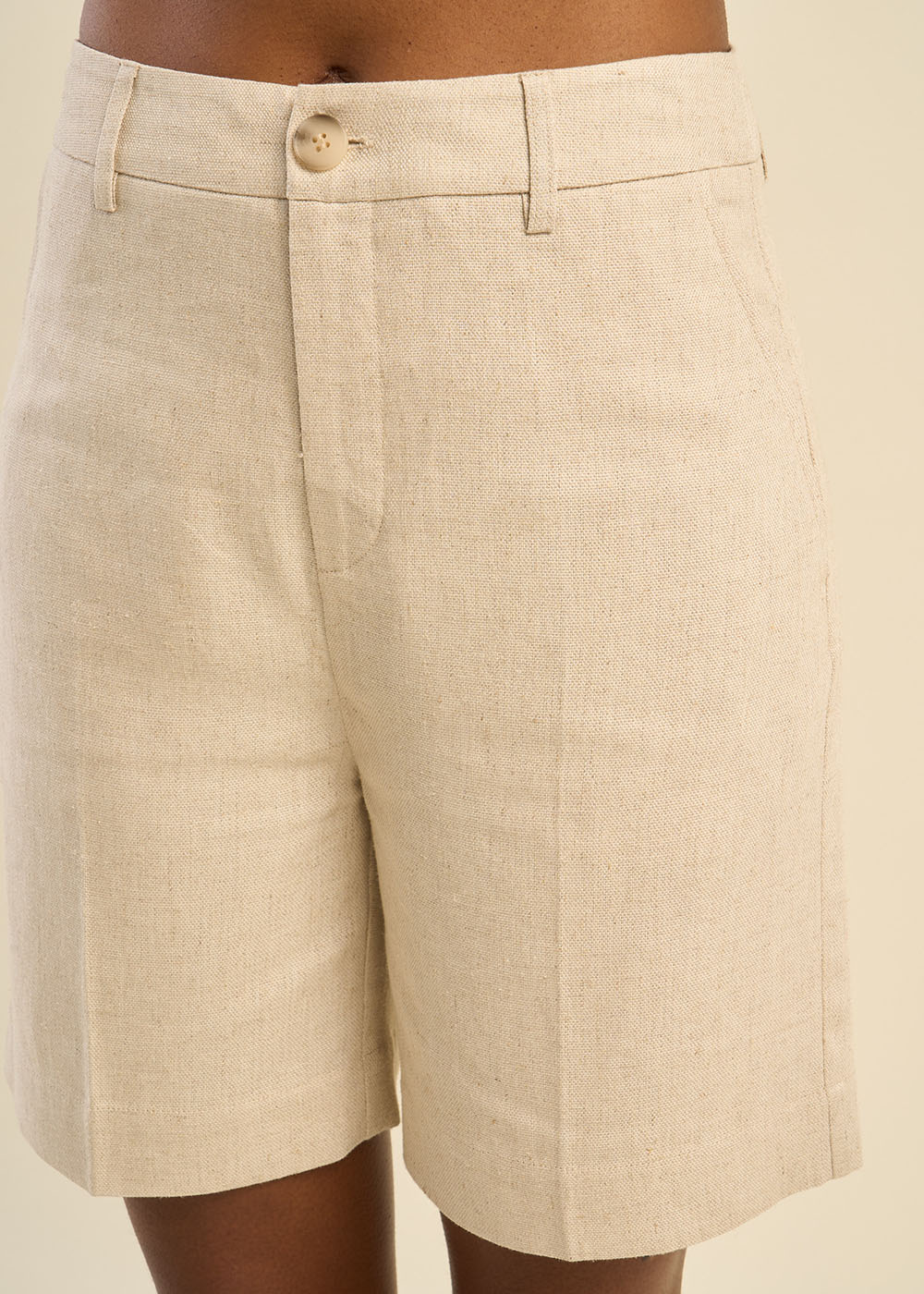 BALINA Customised pinstripe shorts - 2 - Sud Express - Sud Express