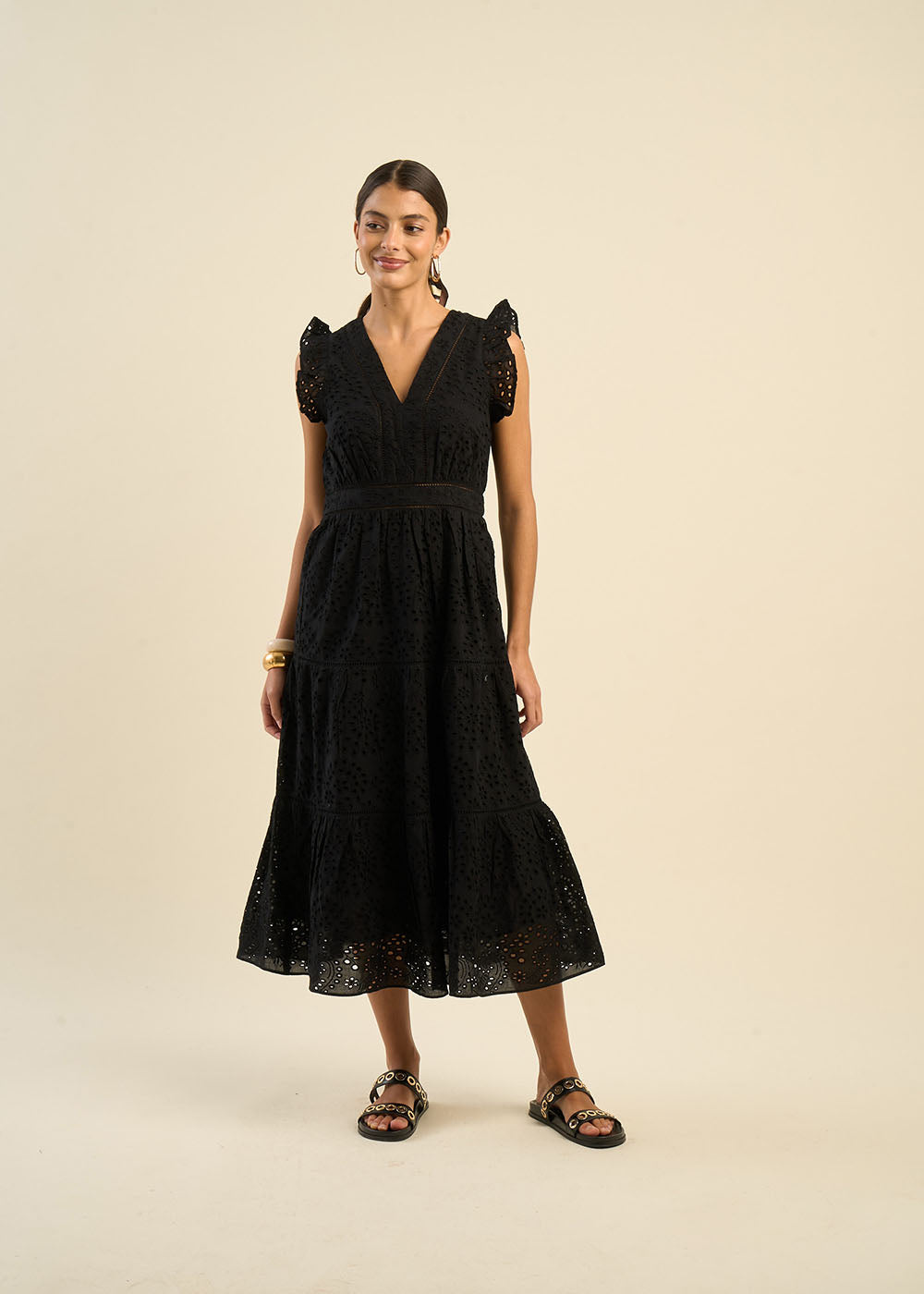 RIVAKA Embroidered long dress - 2 - Sud Express - Sud Express