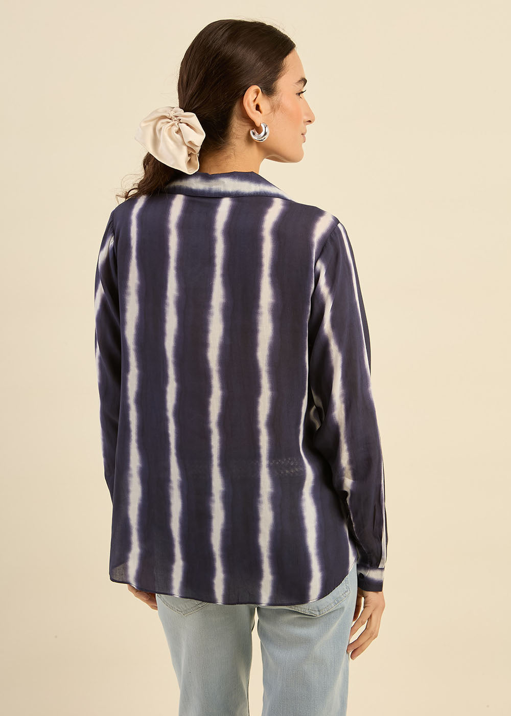 TAVALINE Fluid top with tie and dye stripes - 3 - Sud Express - Sud Express