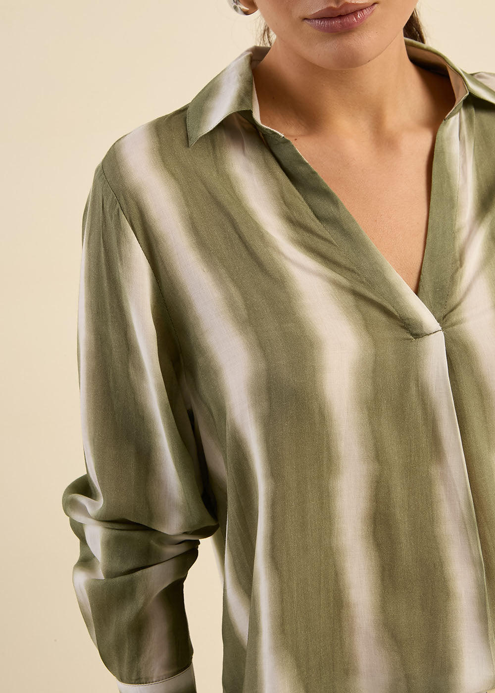 TAVALINE Fluid top with tie and dye stripes - 2 - Sud Express - Sud Express