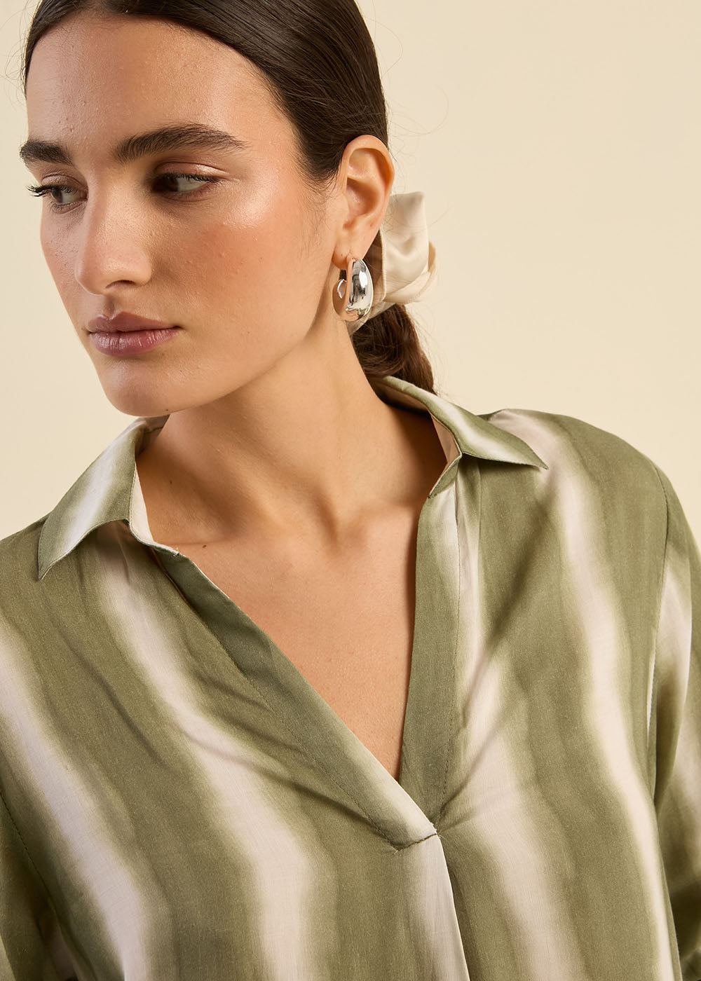 TAVALINE Fluid top with tie and dye stripes - 4 - Sud Express - Sud Express