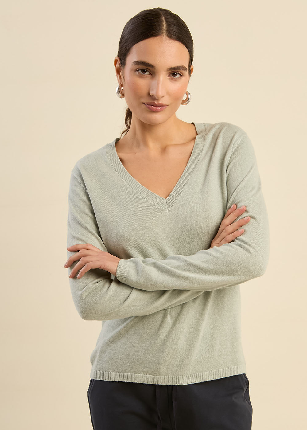 MARSENYA V-Neck Sweater - 4 - Sud Express - Sud Express