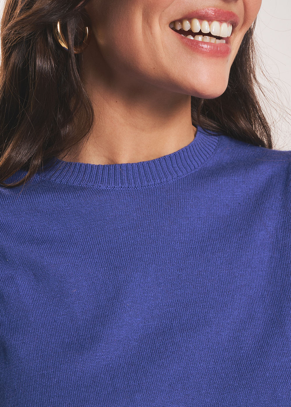 MANYA Short-sleeve sweater with pleated shoulders - 2 - Sud Express - Sud Express