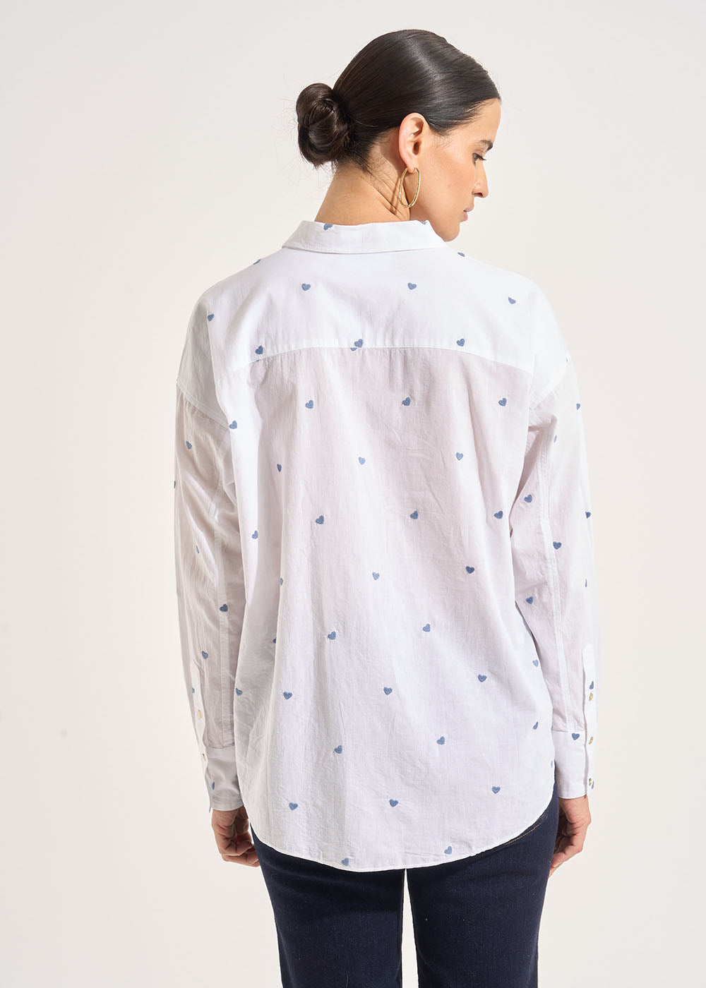 CASSIOPA Shirt with little hearts - 3 - Sud Express - Sud Express