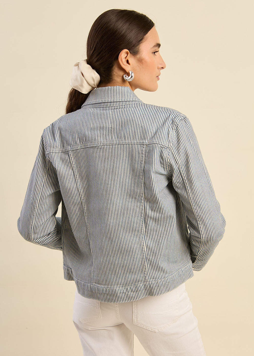 VENALI Striped jacket - 3 - Sud Express - Sud Express