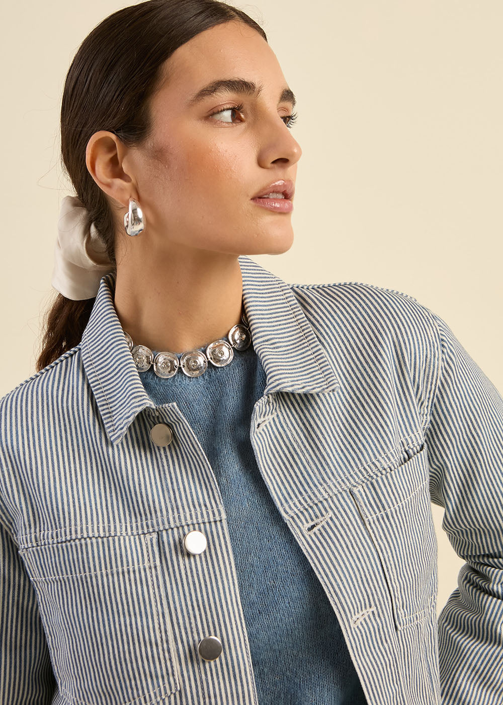 Striped jacket - Sud Express - 5 - Sud Express