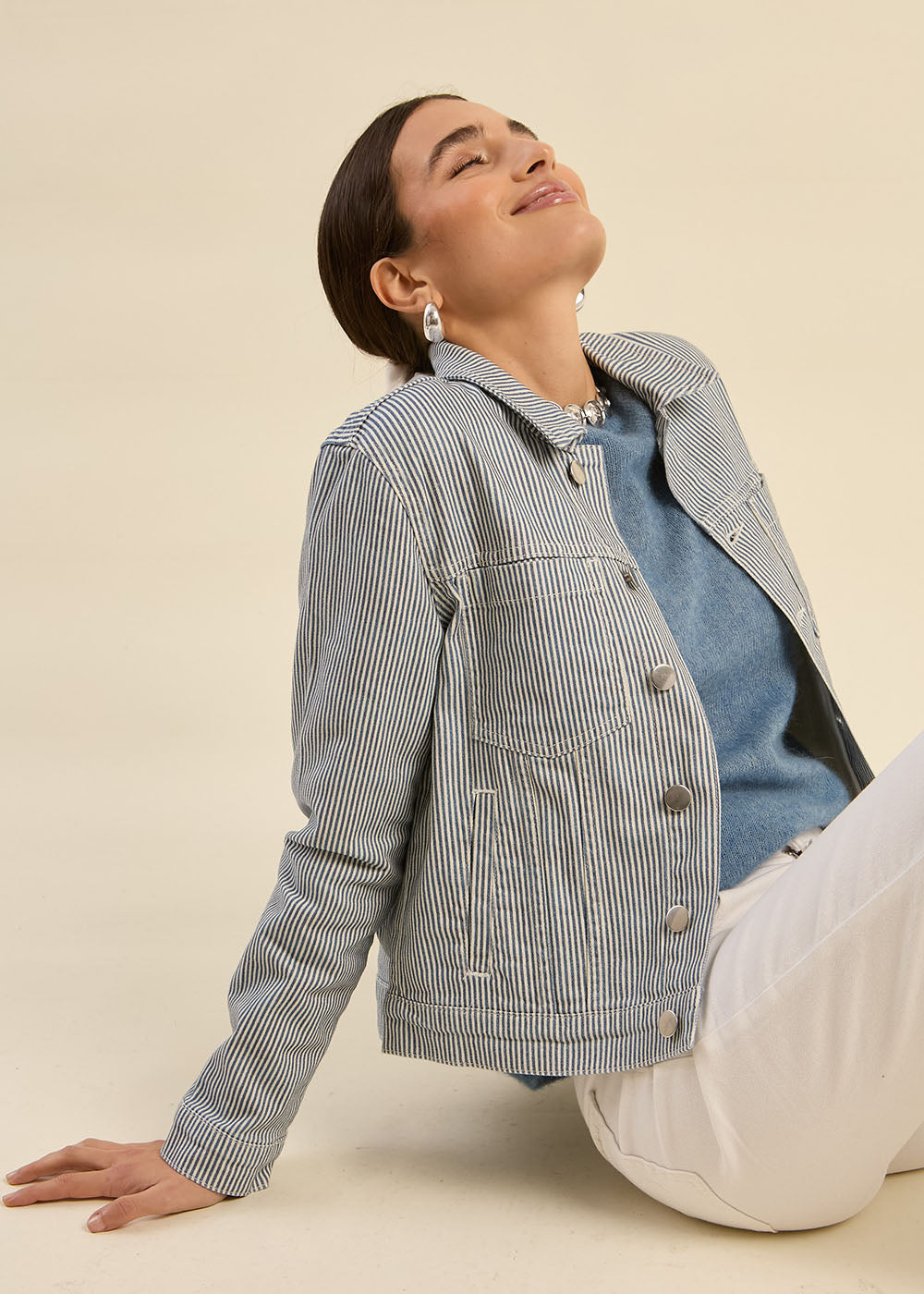 Striped jacket - Sud Express - 6 - Sud Express